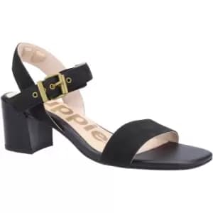 Image of Hush Puppies Womens Leila Heel Hugger Leather Strappy Shoes UK Size 6 (EU 39)
