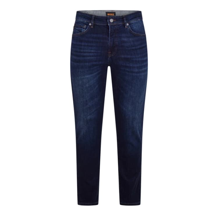 Image of Boss Mens Maine Slim Fit Jeans Dark Blue male 38W R