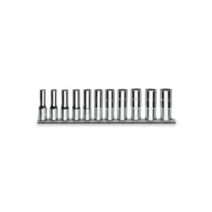 Image of Beta Tools 920BL/SB11 11pc 1/2" Square Drive Bi-Hex Deep/Long Socket Rail Set