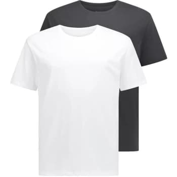 Image of Hugo Boss 2 Pack T-Shirts Black/White Size 4XL Men