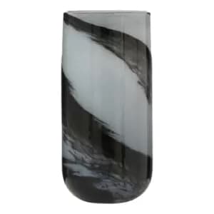 Image of Olivia's Grey And Black Vase Large