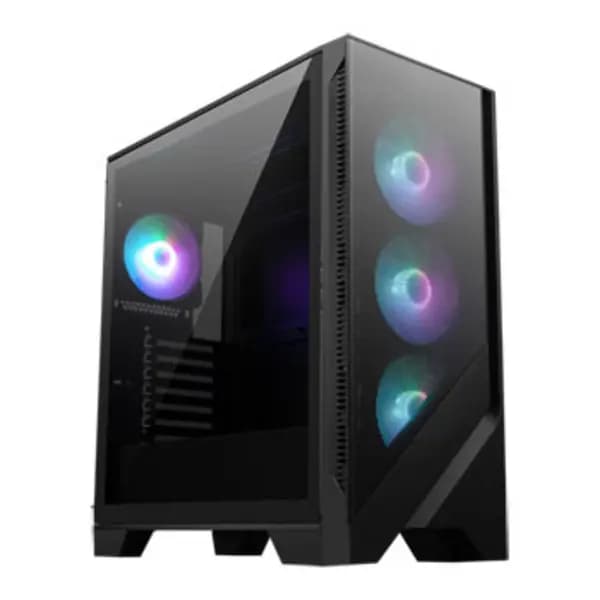 Image of MSI MAG FORGE 320R AIRFLOW Micro Tower PC Black Transparent micro ATX Mini-ITX Mesh Plastic Gaming