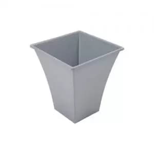 Image of Wham Silver Square Metallica Planter 23cm H307 NWT4039