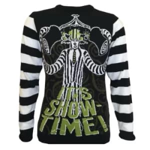 Image of Beetlejuice Showtime Unisex Christmas Jumper Large