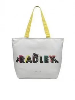 Image of Radley London Lights Large Zip Top Tote - Natural