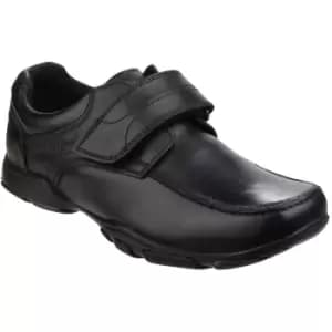Image of Hush Puppies Boys Freddy 2 Senior Back to School Smart Leather Shoes UK Size 3 (EU 36, US 4)