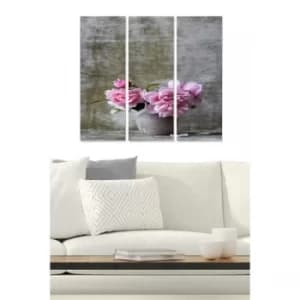 Image of MDF828564 Multicolor Decorative MDF Painting (3 Pieces)