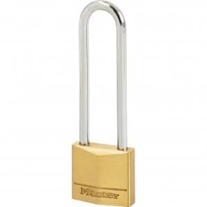 Image of Masterlock Solid Brass Padlock 30mm Extra Long