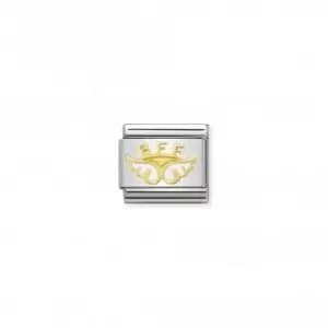 Image of Nomination Composable Classic Gold Angel Of Friendship Link 030272/32
