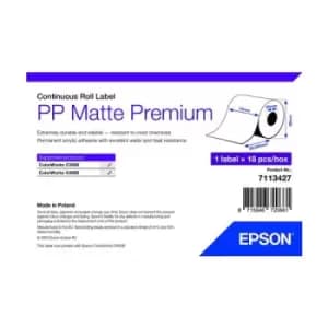 Image of Epson 7113427 printer label White Self-adhesive printer label