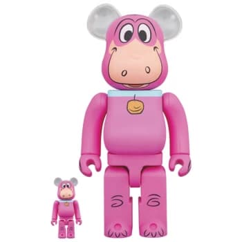 Image of Medicom The Flintstones 100% & 400% Be@rbrick 2-pack - Dino