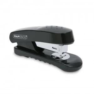 Image of Rapesco Snapper Half Strip Stapler 20 Sheets Black