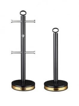 Image of Tower Empire 6 Cup Mug Tree And Towel Holder