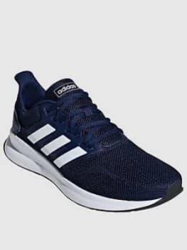 Image of adidas Run Falcon - Navy/White, Size 12, Men