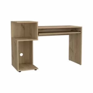 Image of Brooklyn desk with low shelving unit (left side)
