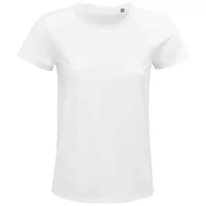 Image of SOLS Womens/Ladies Crusader Organic T-Shirt (XXL) (White)