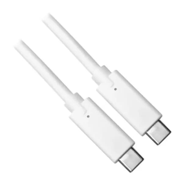 Image of Cables Direct NLMOB-901 USB cable 1m USB 3.2 Gen 2 (3.1 Gen 2) USB C White