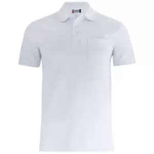 Image of Clique Unisex Adult Basic Polo Shirt (S) (White)