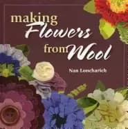 Image of making flowers from wool