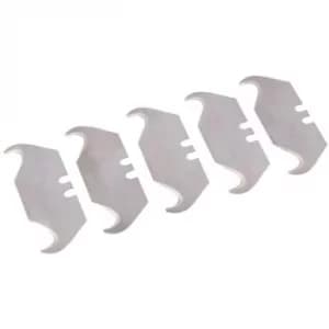 Image of Draper Hooked Trimming Knife Blades (Pack of 5)