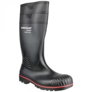 Image of Acifort Heavy Duty Full Safety Wellington Black Size 7
