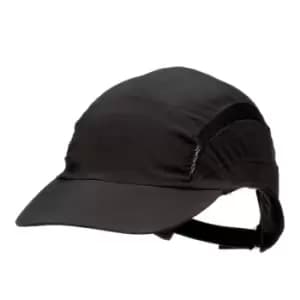Image of 3M First Base 3 Bump Cap 2030608, Classic, Black Standard Peak, 70mm, 20 ea/Case