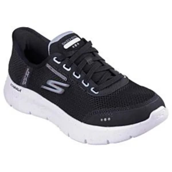 Image of Skechers Womens Go Walk Slip Ins Hands Free Flex Clear Creek Waterproof Trainers - UK 7 Black female PS4279BMV7