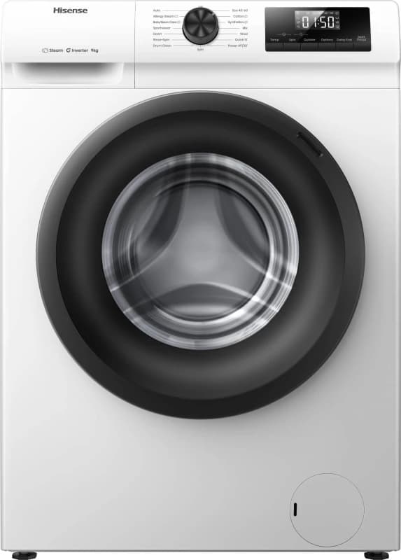Image of Hisense 1Q Series WF1Q9041BW 9KG Washing Machine with 1400 rpm - White - A Rated