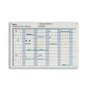 Image of Mark It Perpetual Year Planner White