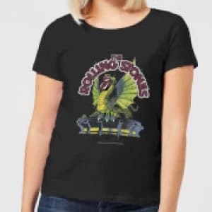 Image of Rolling Stones Dragon Tongue Womens T-Shirt - Black - S