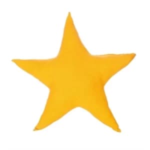 Image of Sass & Belle Star Cushion Mustard Yellow