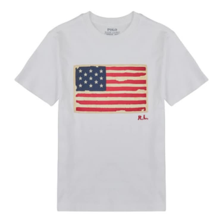 Image of Polo Ralph Lauren Short Sleeve T-Shirt White Baby 8Y;18/20Y;10/12Y