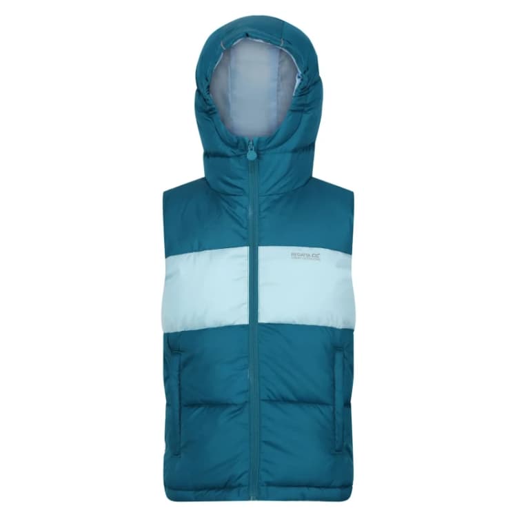 Image of Thick sleeveless down jacket for kids Regatta Lofthouse Bleu Unisex 5/6 ans