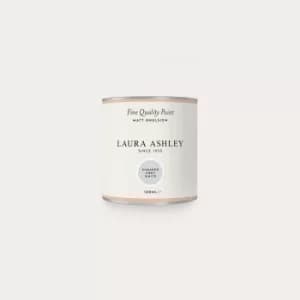 Image of Laura Ashley Matt Emulsion Paint Sugared Grey White Tester 100ml