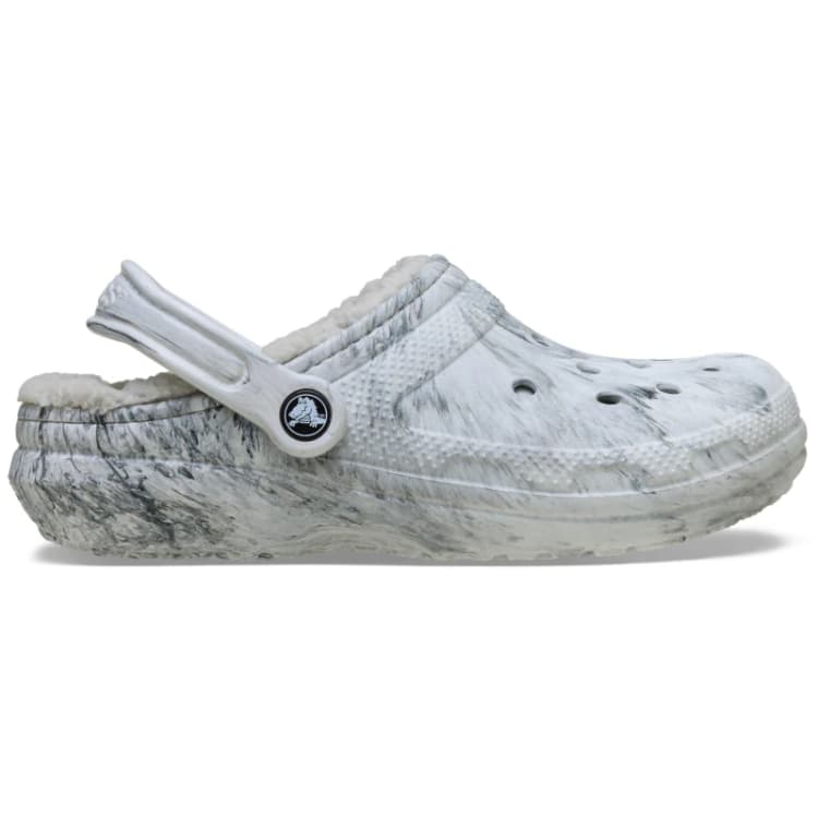 Image of Crocs Womens Classic Lined Clog in Grey Size: 7 Grey Female 7