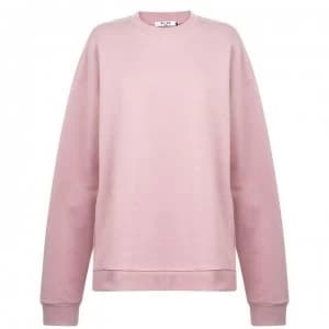 Image of NA-KD Oversized Knit Sweatshirt - Dusty Pink Rose