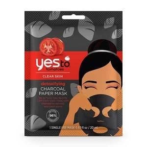 Image of Yes To Tomatoes Detoxifying Charcoal Paper Mask