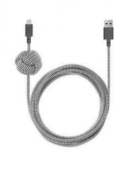 Image of Native Union Nu Night Cable USB A To USB C -- Zebra