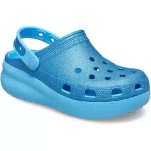Image of Crocs Girls Classic Crocs Glitter Cutie Slip On Summer Clogs UK Size 12 (EU 29-30)