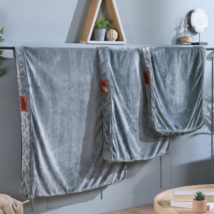 Image of Slumberdown Paws for Slumber Pet Bed Cover Grey unisex Medium