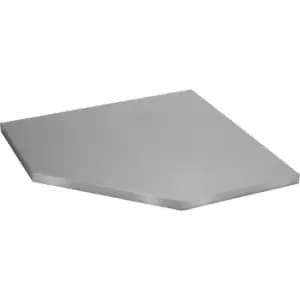 Image of Draper Bunker Modular Stainless Steel Worktop for Corner Cabinet 0.86m