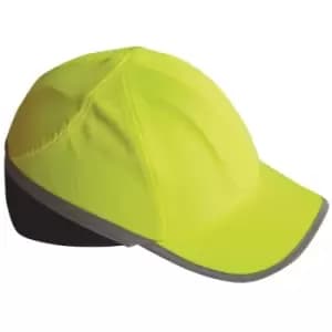 Image of PW79YER - sz Hi-Vis Bump Cap - Yellow - Yellow - Portwest