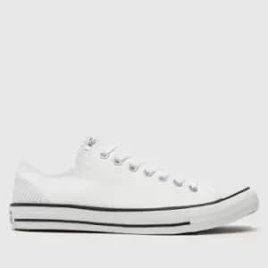 Image of Converse White & Navy Renew Recycled Canvas Trainers