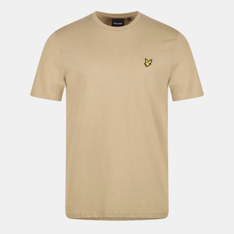 Image of Lyle and Scott Logo T Shirt Regular Fit T-Shirts S Green 59934808350