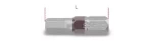 Image of Beta Tools 860PE 1/4" Hex Drive Individual Hexagon Bit 4mm 008600104