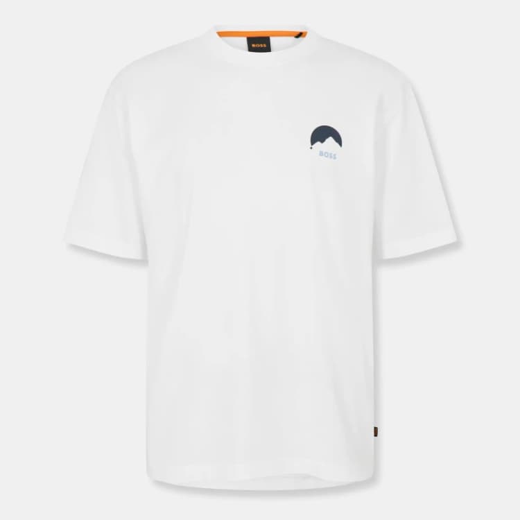Image of Boss Mens HBO Move T-Shirt White male S