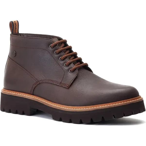 Image of Base London Mens Asgard Leather Chukka Ankle Boots - UK 11