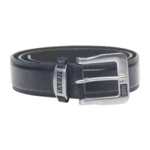 Image of Duke Mens Kenny Bonded Leather Metal Buckle Belt (32) (Black)