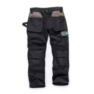 Image of Tough Grit Holster Work Trousers Black - 38R