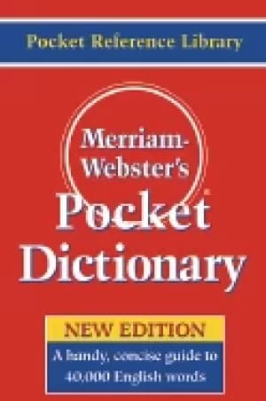 Image of merriam websters pocket dictionary newest edition
